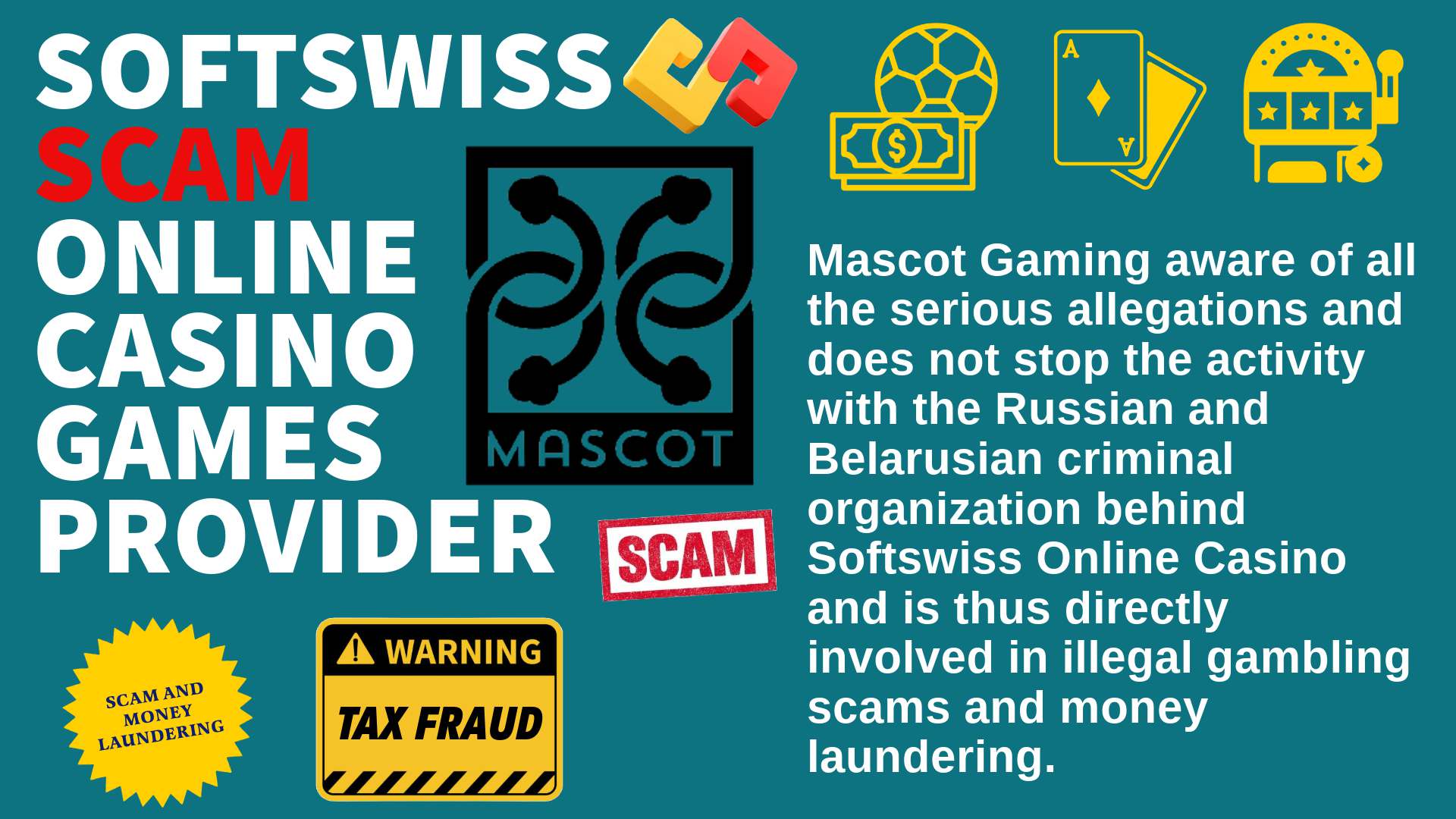 MascotGaming - softswiss scam - Casino by Softswiss